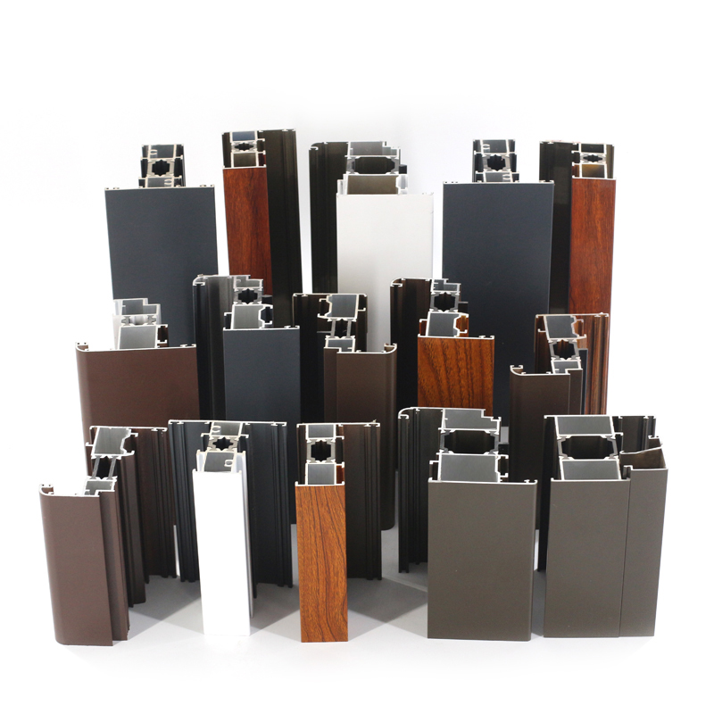 Aluminium extrusieprofielen voor woningbouw, moderne, eenvoudige aluminium profielen voor gebroken brugvormige draai-kiepramen.