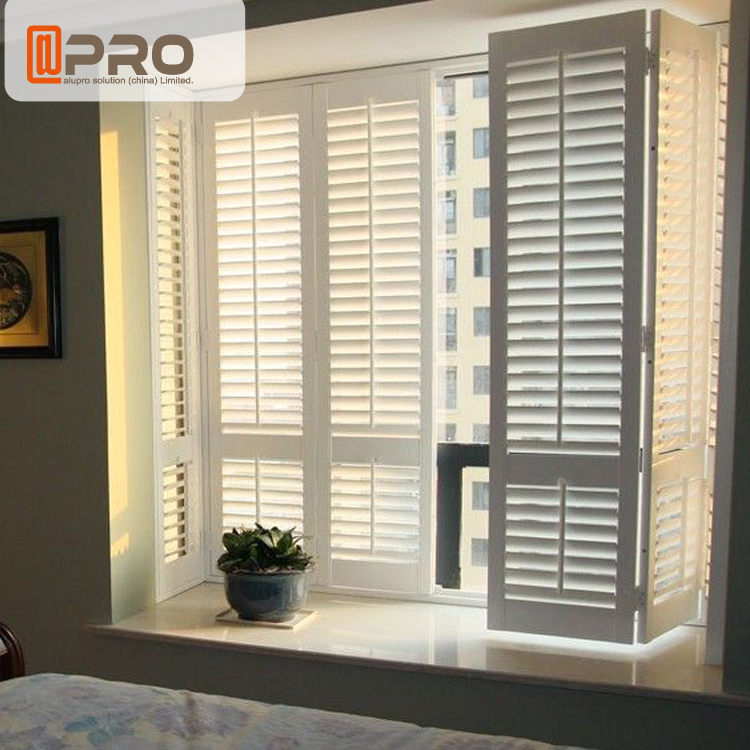 Moderne, beweegbare aluminium lamellen in Europese stijl, onderdelen voor plantage shutters, lamellen voor deuren, raamgordijnen, raamluiken.