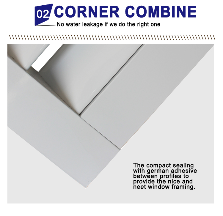 superhouse Widely-used Fixed Color Window Shutter Manufacturer in China Aluminium Louvre Price
