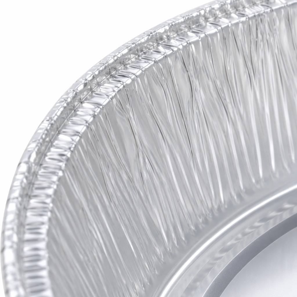 Ovale extra grote, verdikte aluminiumfolie bakplaat voor het braden van kalkoen, geschikt voor voedselbereiding, hittebestendig en ovenbestendig.