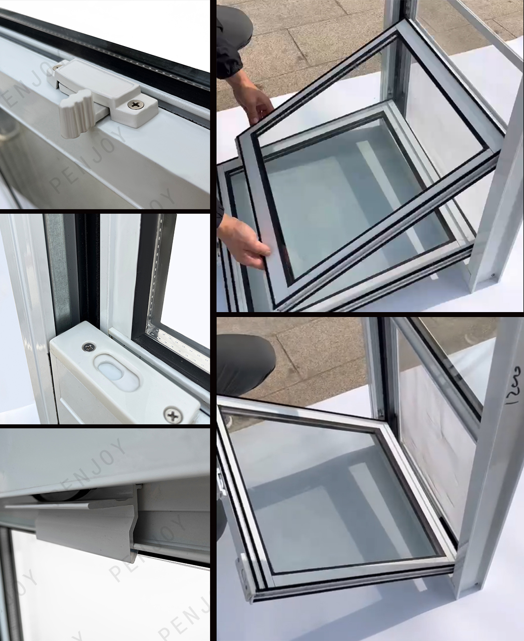 Gedetailleerde weergave aluminium profiel