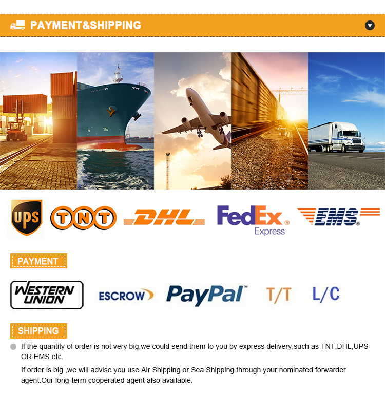 Betaling en logistiek transport