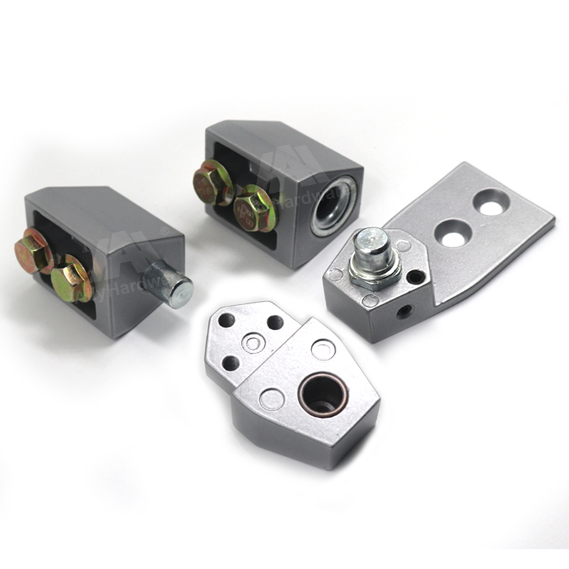Chinese fabrikant van commerciële deuren, aluminium scharnieren met offset draaipunt, soft-close, modern design, draaipunt, draaipunt