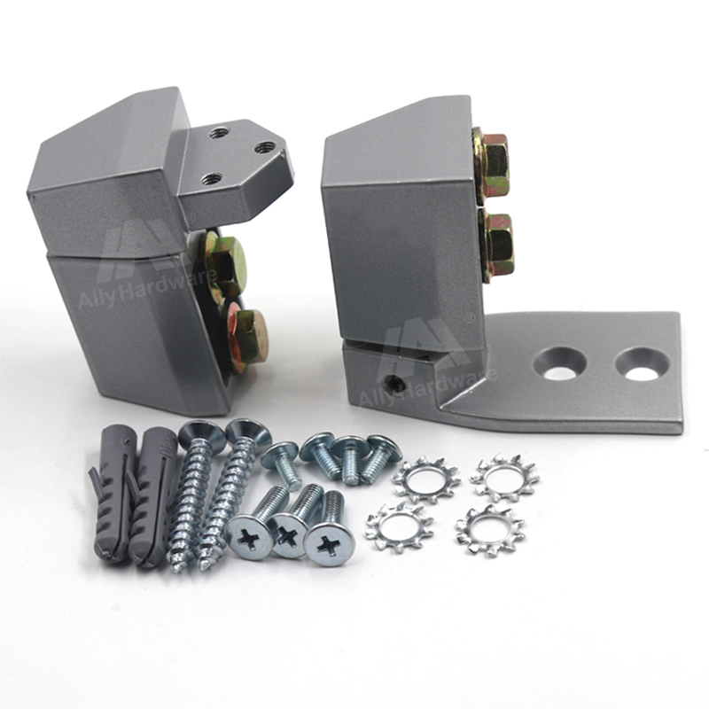 Chinese fabrikant van commerciële deuren, aluminium scharnieren met offset draaipunt, soft-close, modern design, draaipunt, draaipunt