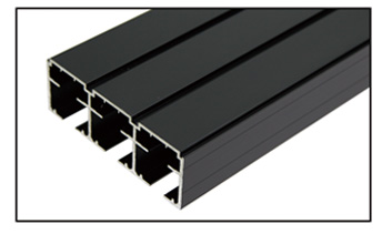 Aluminium rail