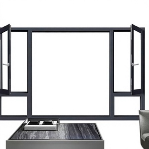115 Aluminium magnesiumlegering draai-kiepraam thermische onderbreking