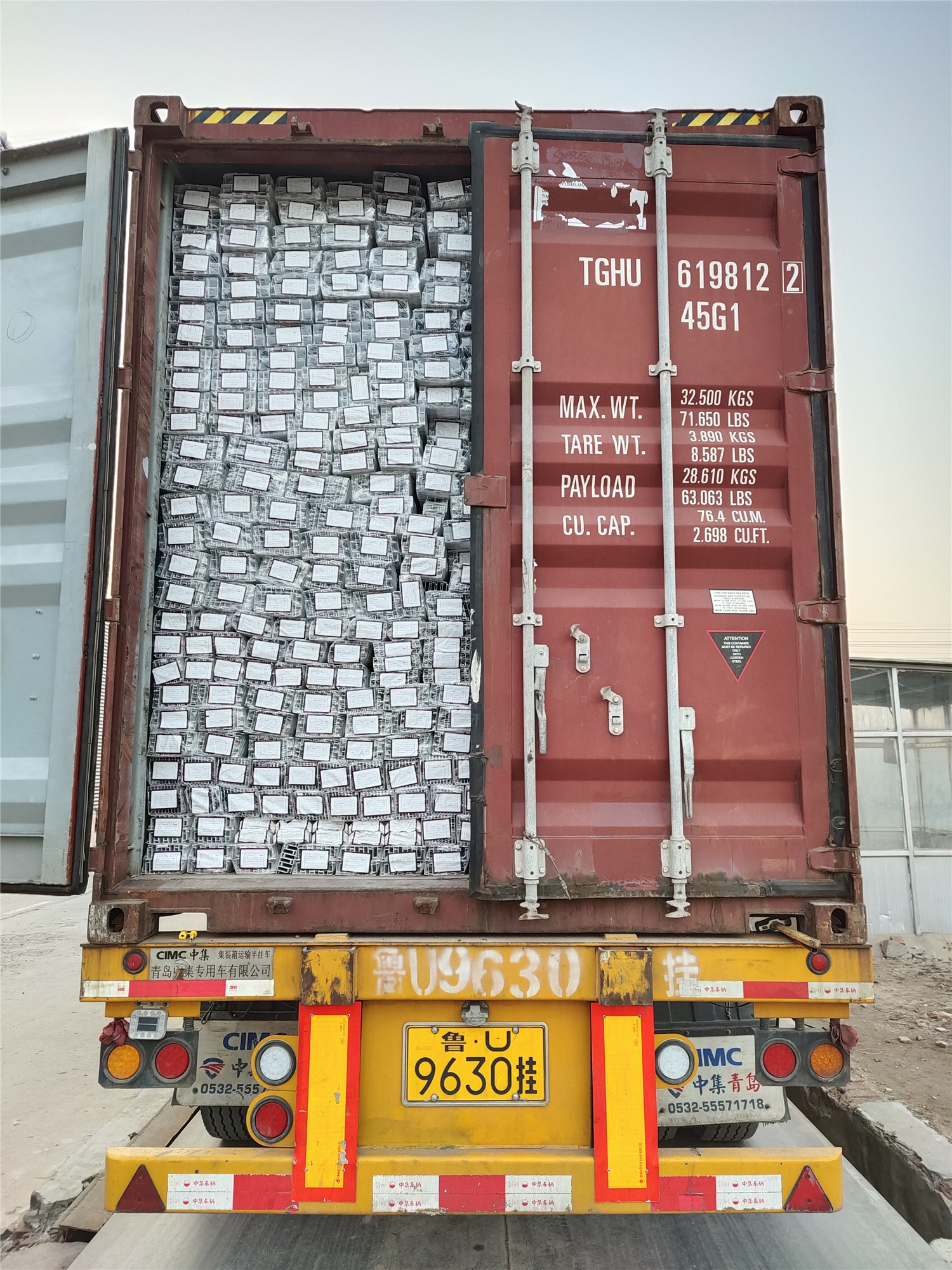 Geladen Container 3