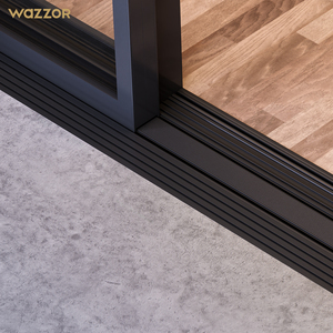 Wazzor aluminium schuifdeur dubbel glas