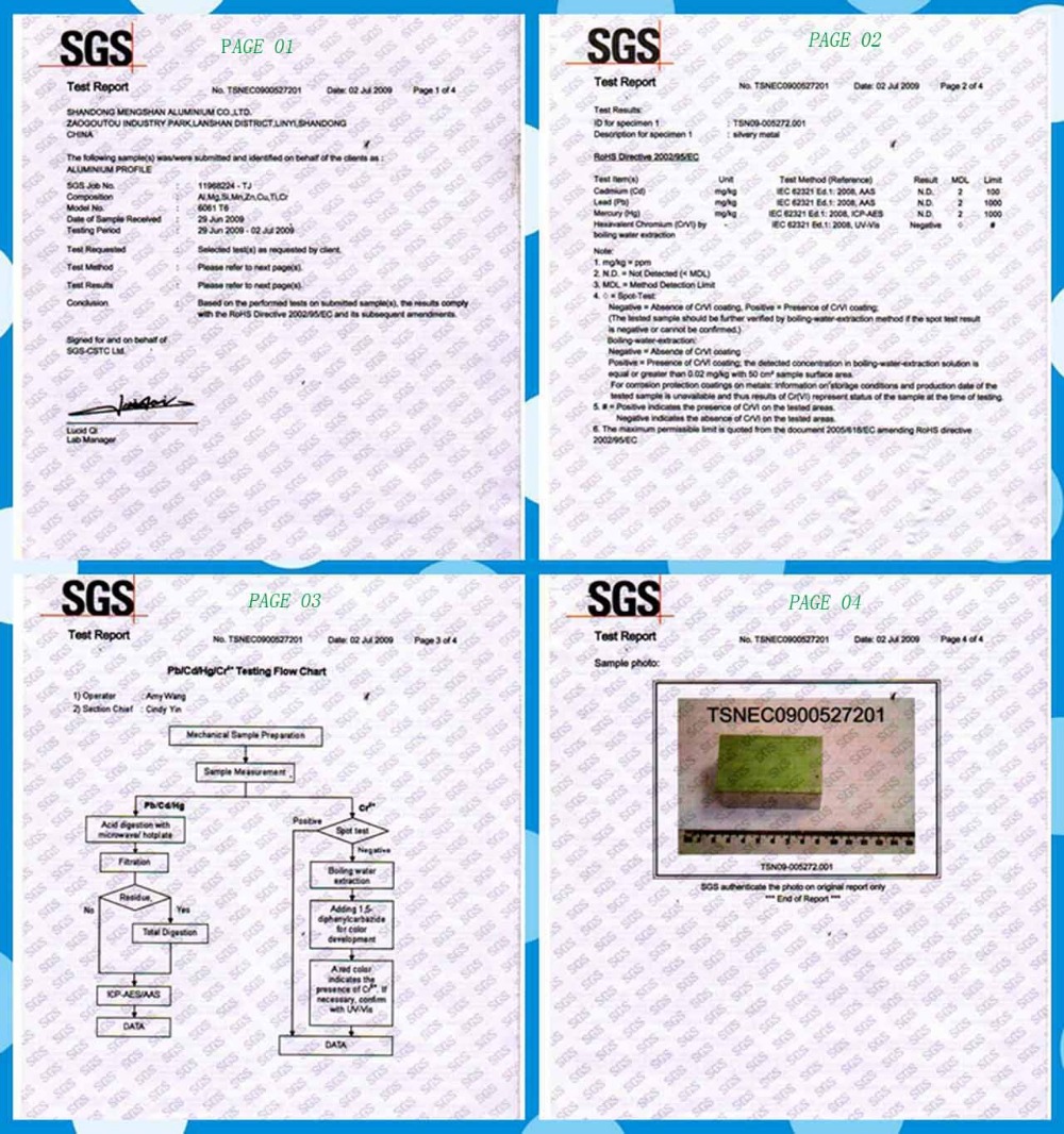 High Quality 6000 Series Aluminium Profiles for Windows and Doors Alloy 6063-T5 Cutting Service Available