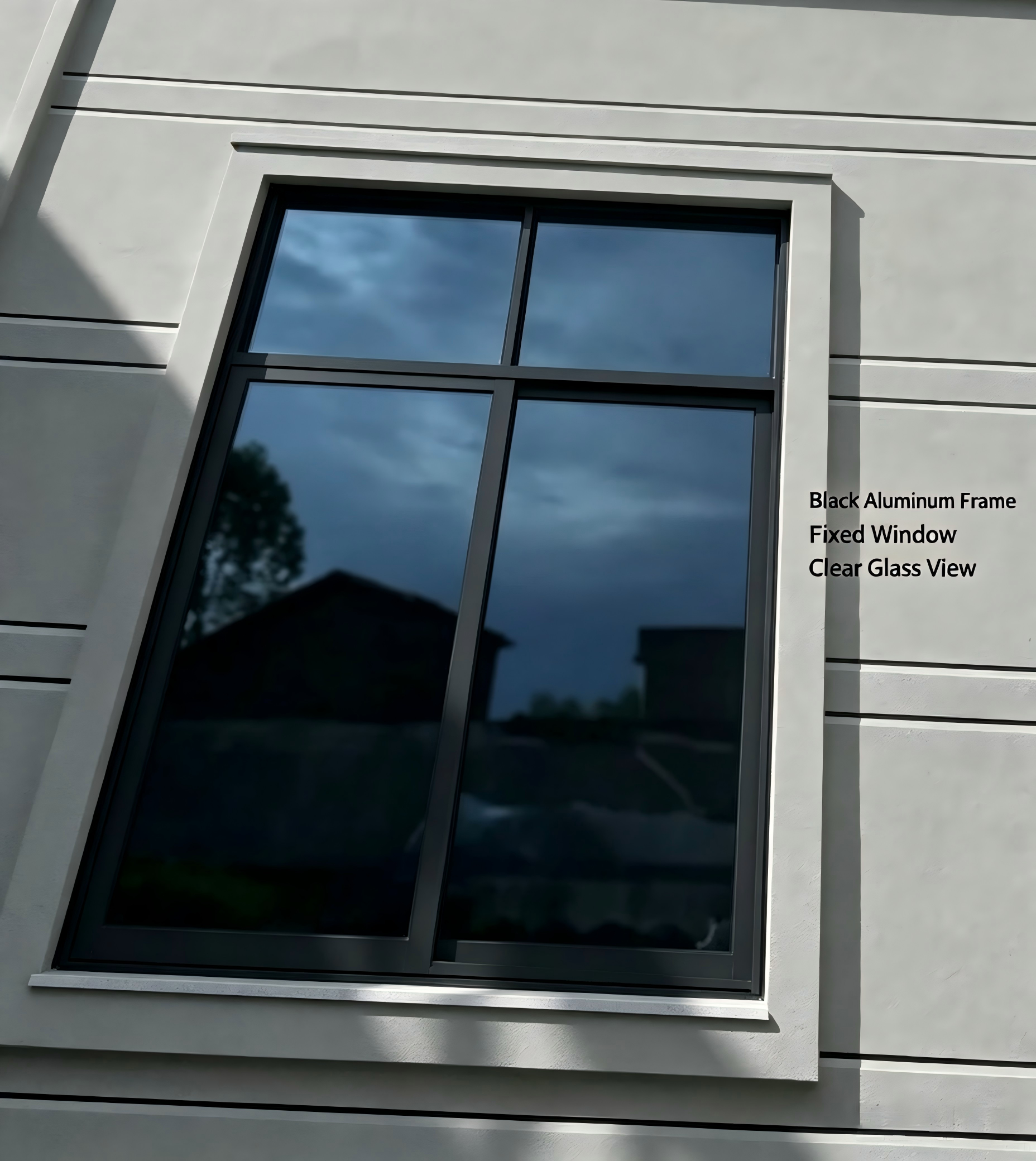 Thermisch onderbroken aluminium schuifraam, modern, waterdicht, bestand tegen zware regenval, dubbel glas, tropisch stormbestendig, villa China