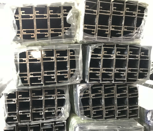 20-lijns aluminium raam- en deurprofielen met zilverkleurige anodisering