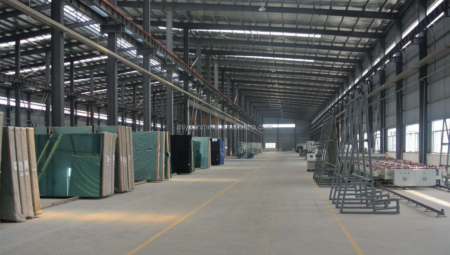 Fabrieksfaciliteit en productiehal