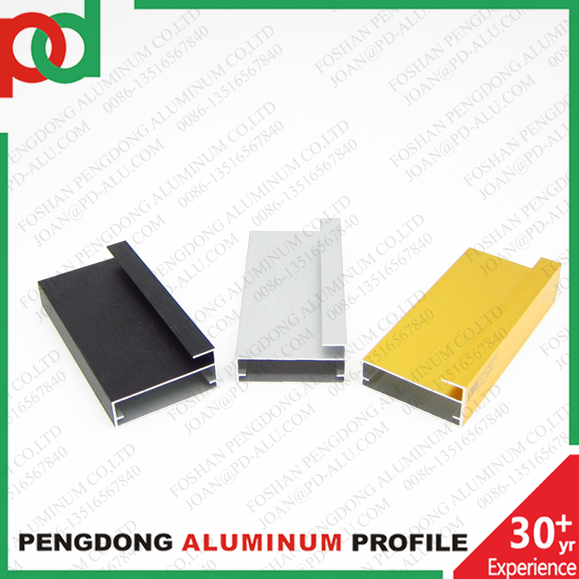 Aluminium profielweergave