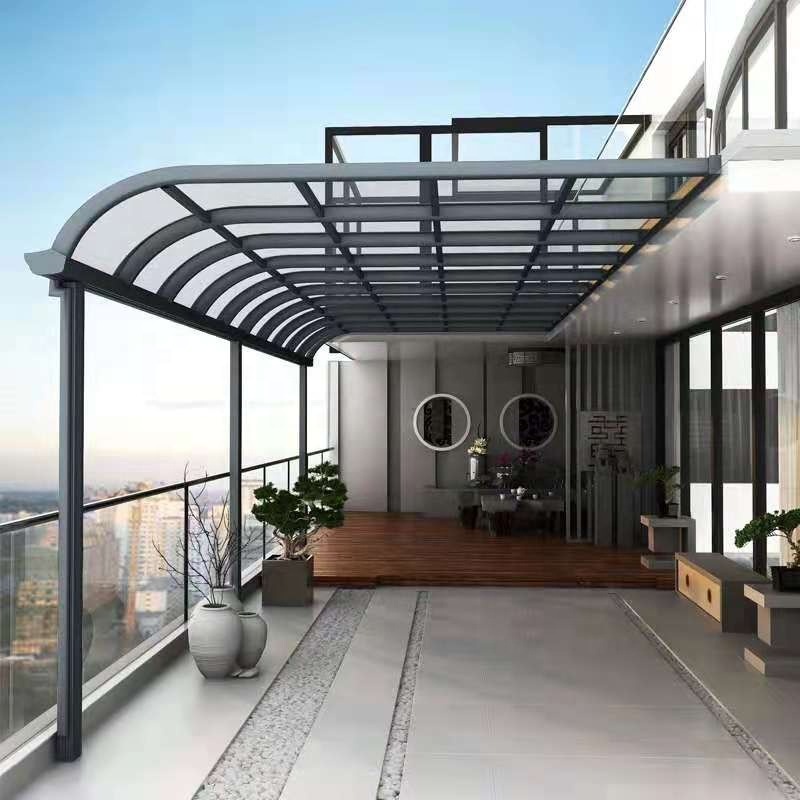 Goedkope hoteldeurluifel met aluminium frame