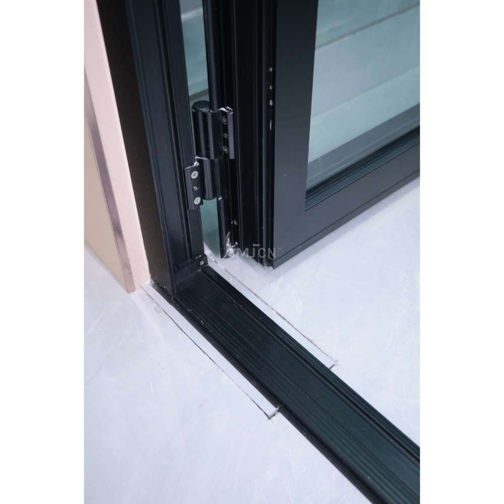 AMJ Heavy Duty Coastal Glass Commerciële aluminium ramen en deuren Terrasdeur Vouwdeur van glas Dubbelglas vouwdeuren