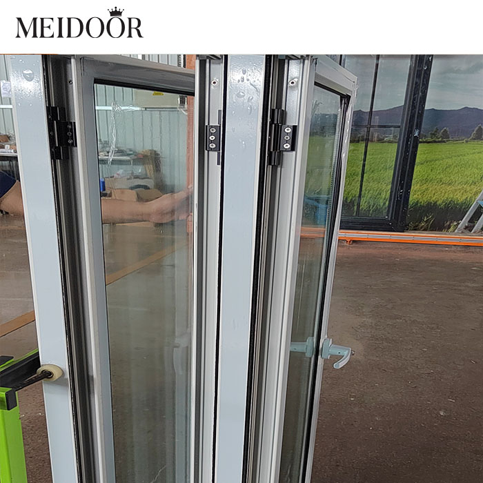 Aluminium vouwramen met gehard glas, horizontale vouwramen, aluminium vouwramen, balkonramen
