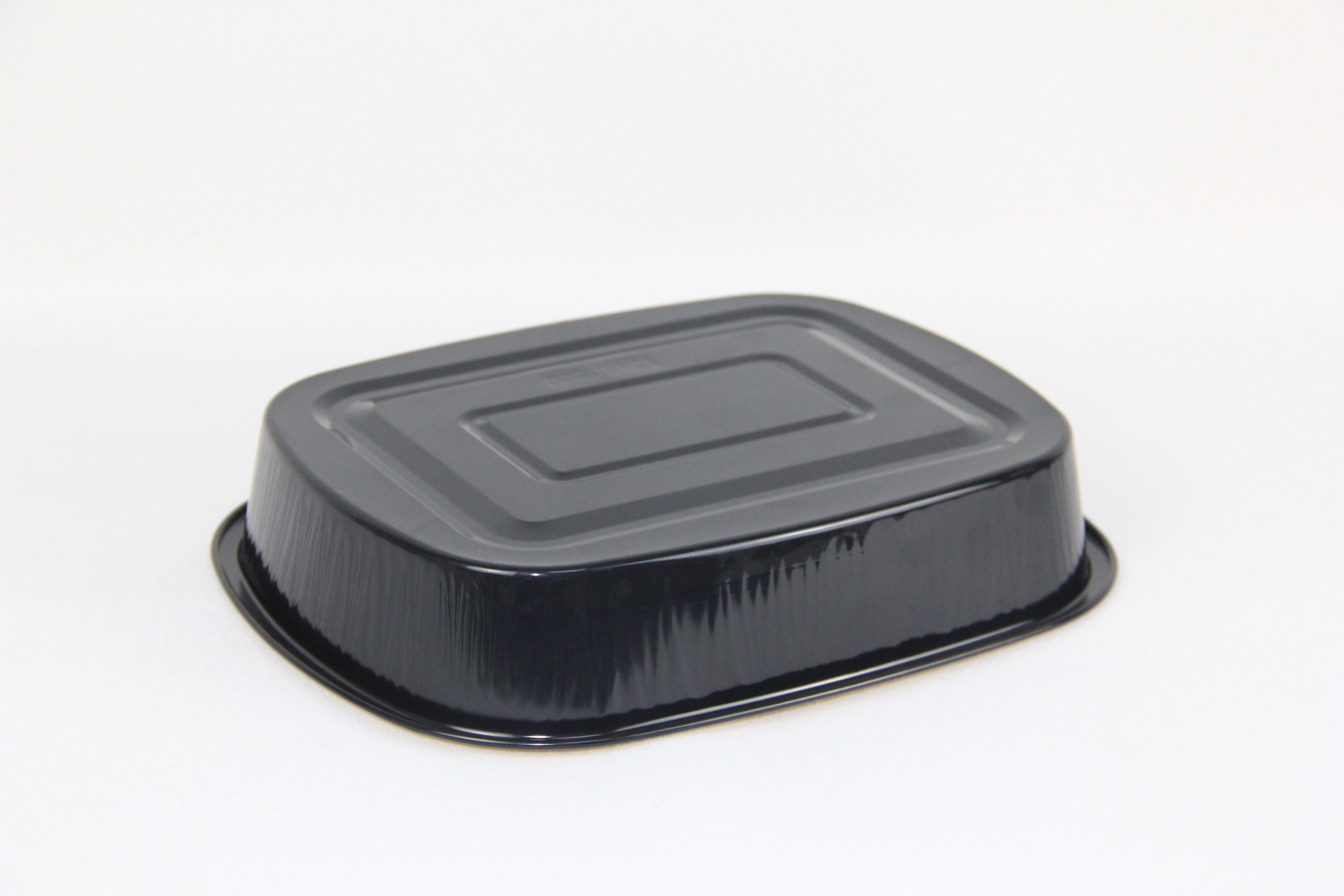 Gepersonaliseerde rechthoekige aluminiumfoliebakjes met foliedeksel, geschikt voor voedsel en oven (T246-1500ML)