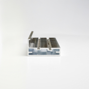 Lamellen aluminium glas jaloezie 9/10 mm houten paneel aluminium frame voor deur en raam voor hoekkast