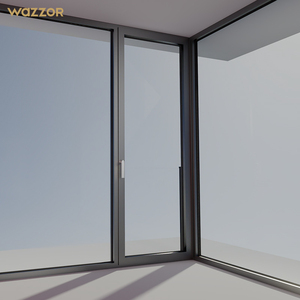 Wazzor Modern Design Draai-kiepraam Deur Aluminium