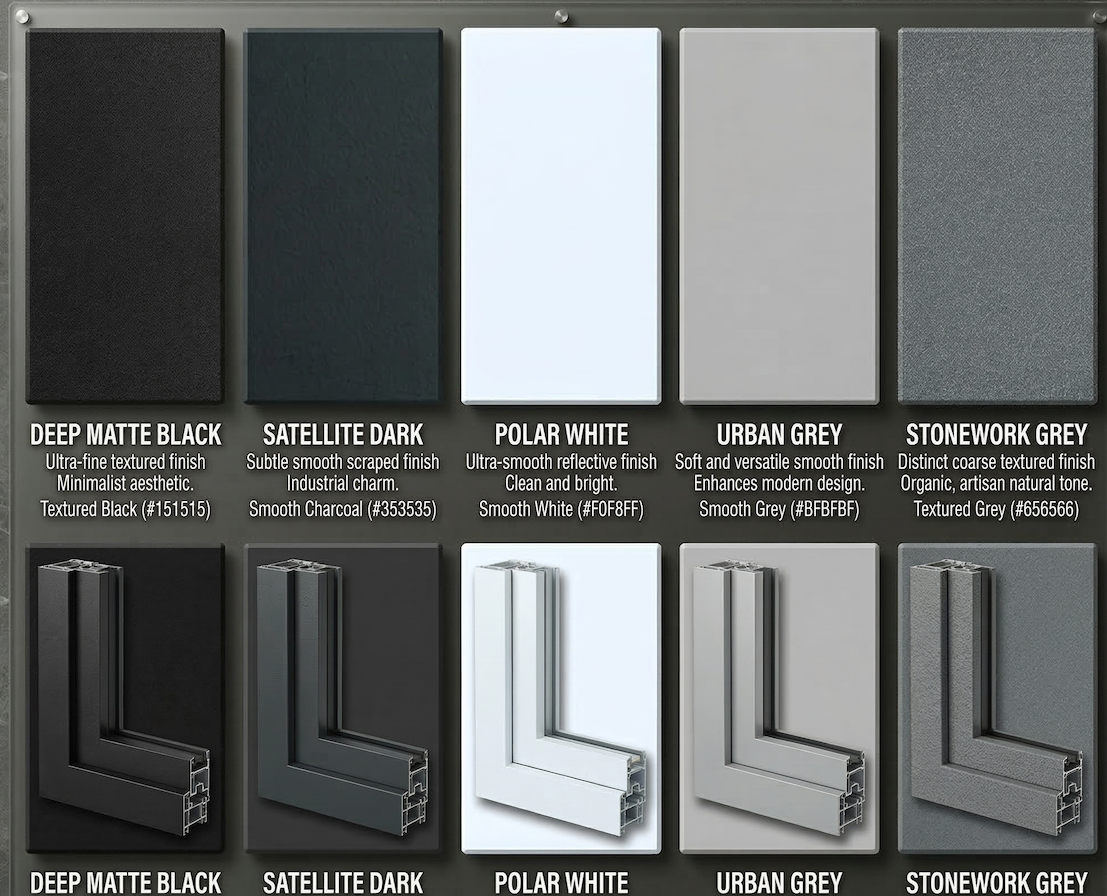 Feiyu Custom Factory Op maat gemaakt stormbestendig aluminium draai-kiepraam met hoge windbelasting en rolluik.