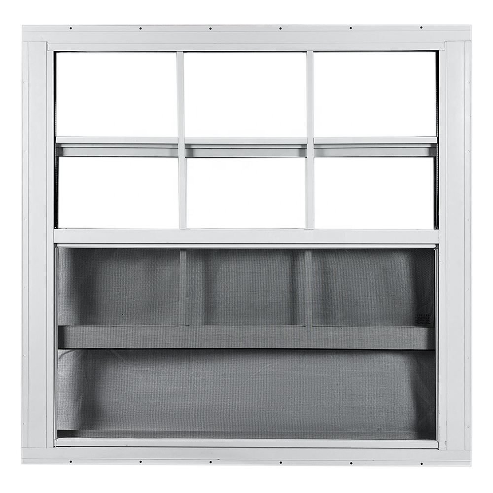 Spanje Ramen Veiligheidsscherm Glasvezelgaas Aluminiumlegering Frame Verticaal Opklapbaar Ventanas De Aluminio Ramen