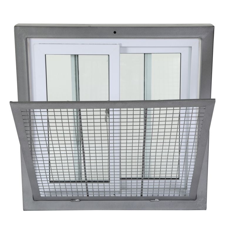 Op maat gemaakte antidiefstal schuiframen van aluminiumlegering met veiligheidsrooster voor containerwoningen.