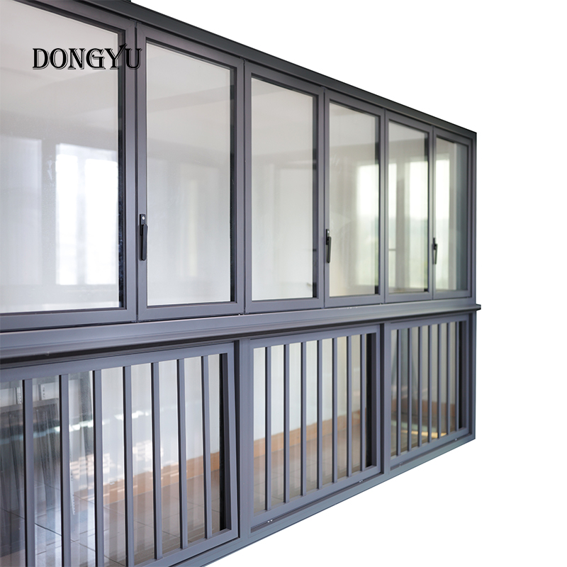 Hoogwaardige, op maat gemaakte, energiezuinige aluminium vouwramen met wasrek voor op een terras