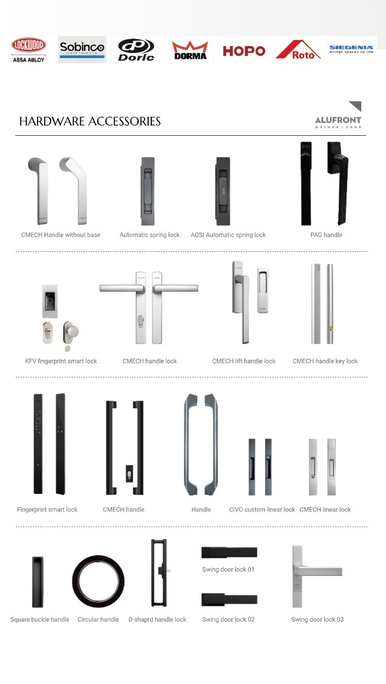Alufront Steel Look Swing Glass French Doors Thermal Break Aluminum Casement Crittall Door Hinged Patio Partition Hotel