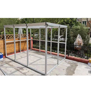 Op maat gemaakte architectonische serre met T-profiel aluminium frame