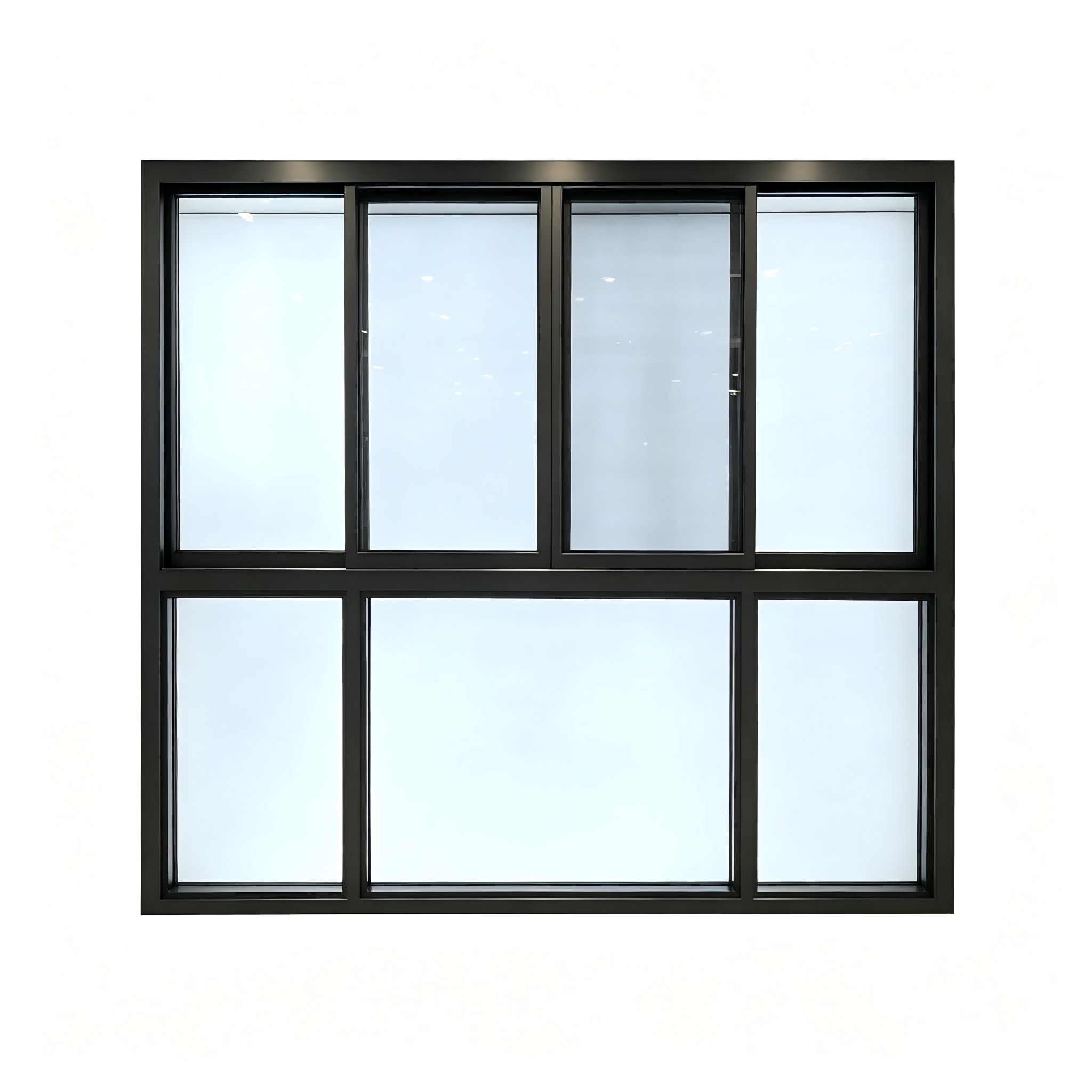 Thermisch onderbroken aluminium schuifraam, modern, waterdicht, bestand tegen zware regenval, dubbel glas, tropisch stormbestendig, villa China