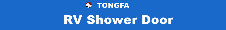 TONGFA Custom Size Waterproof Plane Aluminum Frame RV caravan Shower Door