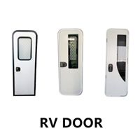 TONGFA Custom Size Waterproof Plane Aluminum Frame RV caravan Shower Door