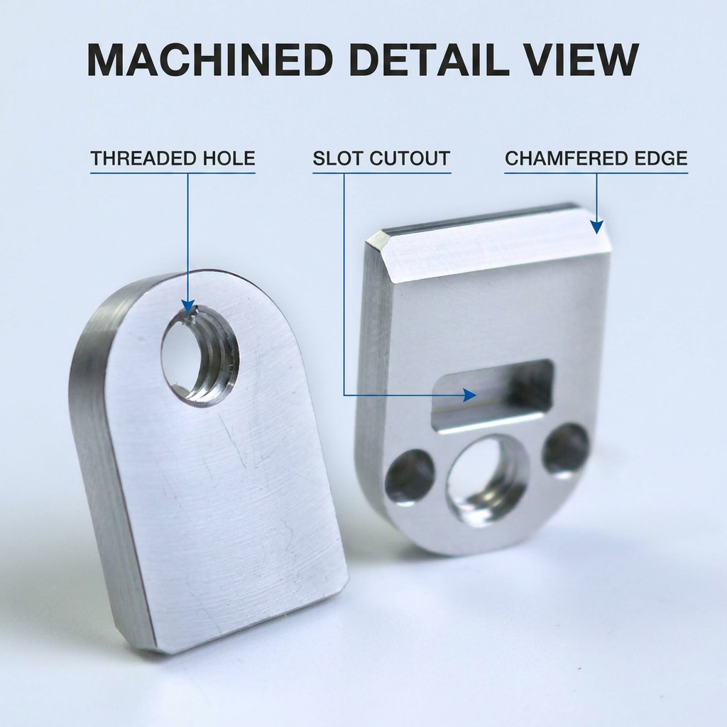 CNC Bewerking Aluminium Onderdelen