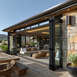 Aluminium buitendeur voor balkon of terras vouwdeur