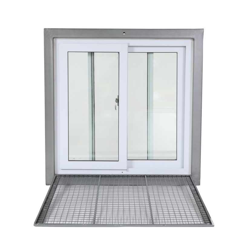 Op maat gemaakte antidiefstal schuiframen van aluminiumlegering met veiligheidsrooster voor containerwoningen.