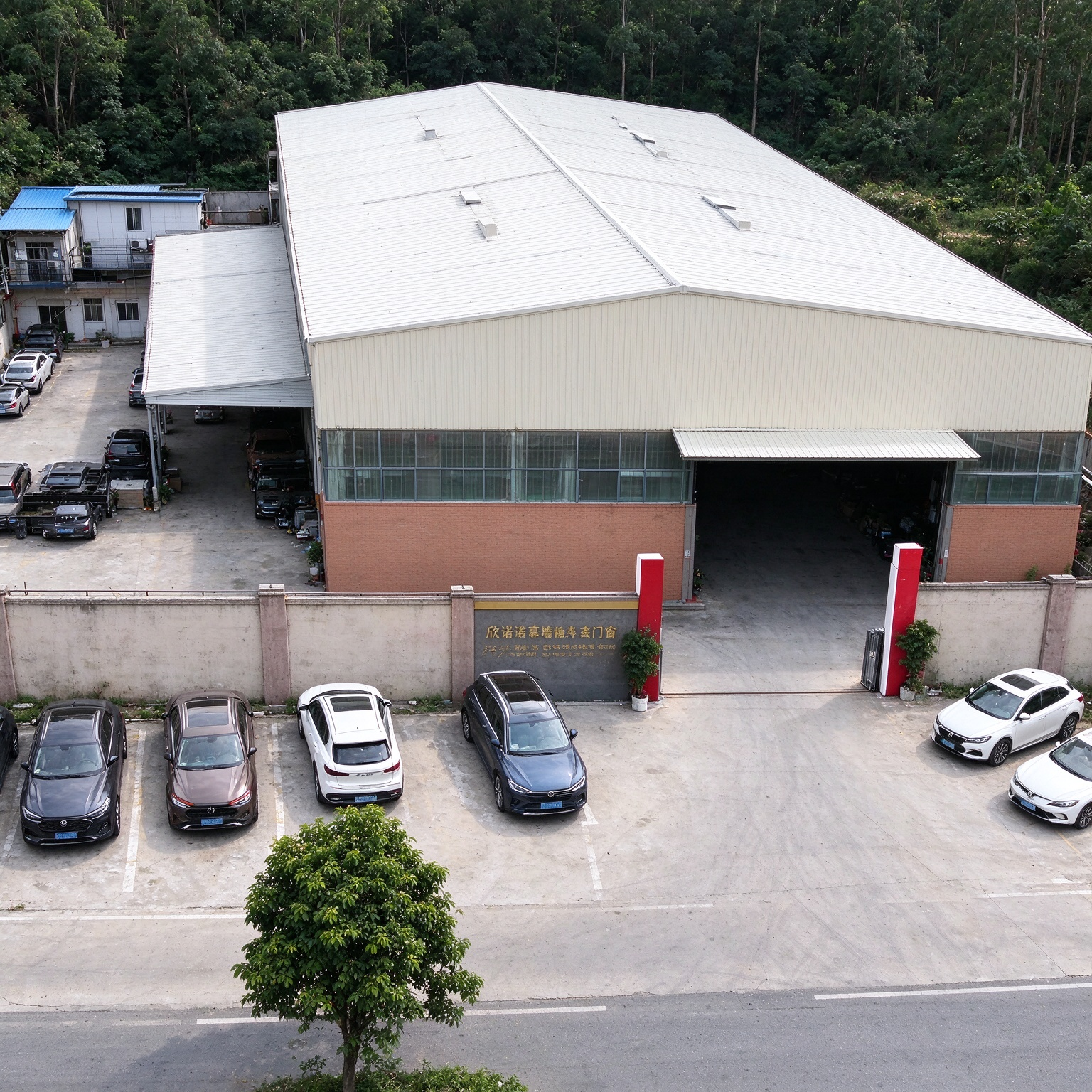 Modern aluminium dubbel openslaand raam, verticaal schuifraam voor villa