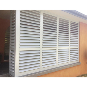 Moderne, beweegbare aluminium lamellen in Europese stijl, onderdelen voor plantage shutters, lamellen voor deuren, raamgordijnen, raamluiken.