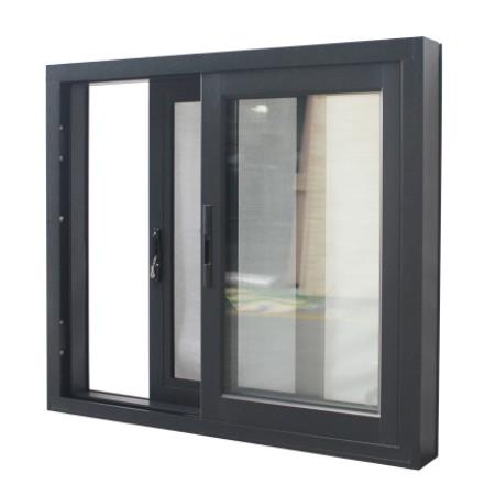 Op maat gemaakte aluminium schuiframen en deursystemen, dubbel glas, orkaanbestendig aluminium schuifraam