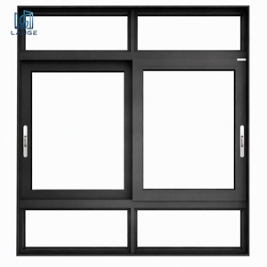 LANGE Moderne dubbelglas aluminium schuiframen