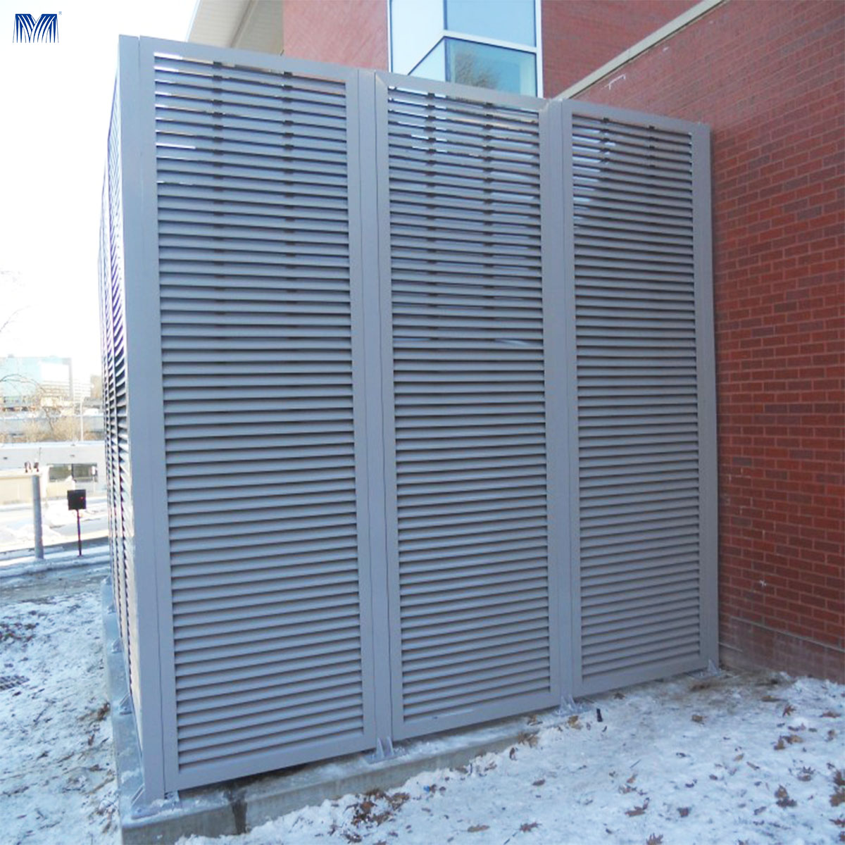 Zonnepaneelblad Standaard Frame Buitenlegering Naco Gemotoriseerd Buiten Metaal Materiaal Jaloezieën Lamellen Verticaal Aluminium