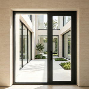 Buitendeur aluminium modern op maat gemaakt