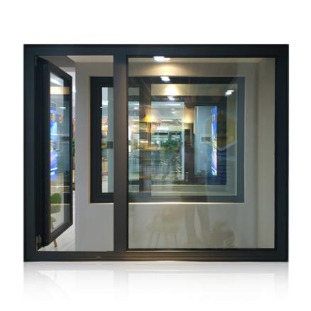 Op maat gemaakte aluminium schuiframen en deursystemen, dubbel glas, orkaanbestendig aluminium schuifraam