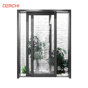 DERCHI Aluminium Schuifraam met Gebroken Brug Patroon Geluidsisolerend Winddicht Moderne Deuren voor Woninginterieur