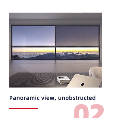 Panoramisch uitzicht en ventilatie