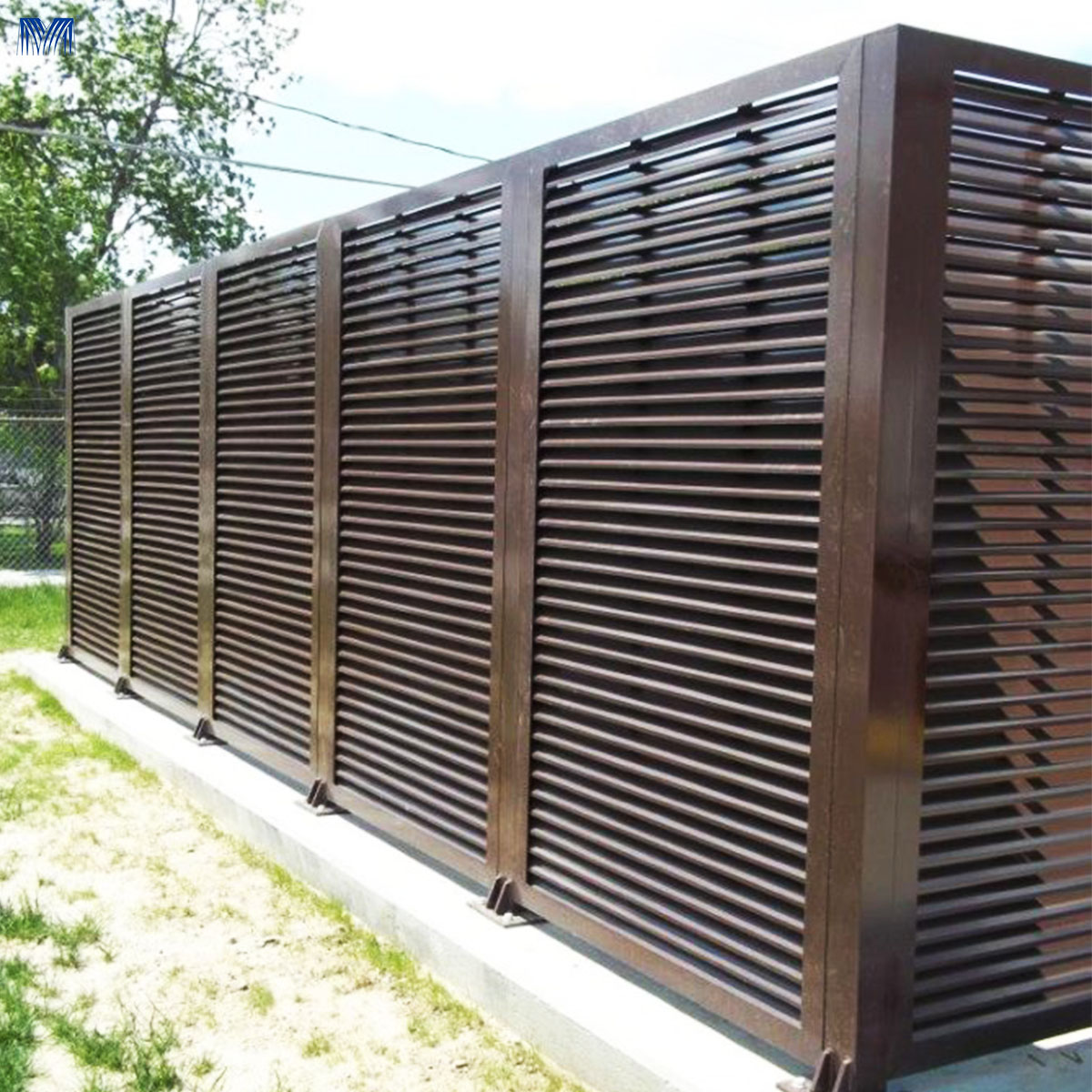 Zonnepaneelblad Standaard Frame Buitenlegering Naco Gemotoriseerd Buiten Metaal Materiaal Jaloezieën Lamellen Verticaal Aluminium