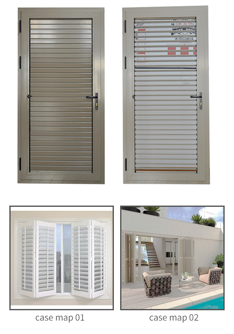 Details aluminium kozijn met dubbel glas