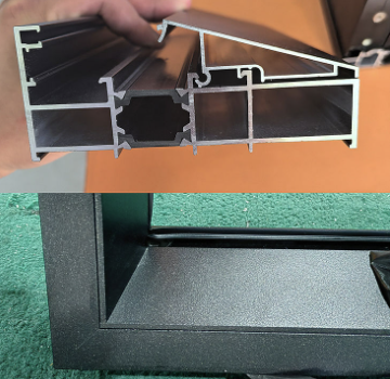 Afgeschuinde glaslat