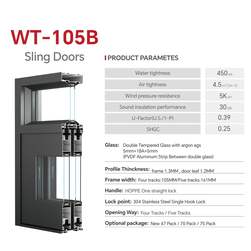 DERCHI Aluminium Schuifraam met Gebroken Brug Patroon Geluidsisolerend Winddicht Moderne Deuren voor Woninginterieur