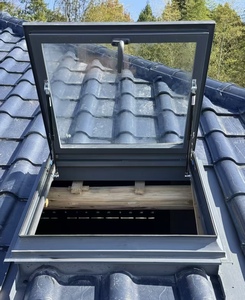 Vast frame aluminium vouwdakraam en plat dakraam