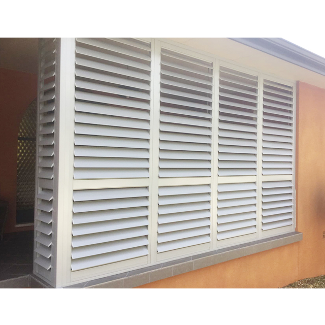 Moderne, beweegbare aluminium lamellen in Europese stijl, onderdelen voor plantage shutters, lamellen voor deuren, raamgordijnen, raamluiken.